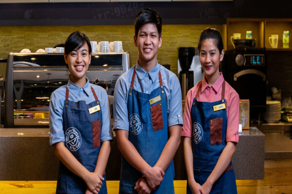 Số lượng nhân viên phục vụ trong quán cà phê