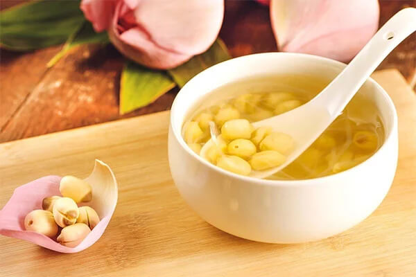 thành phẩm chè hạt sen đường phèn