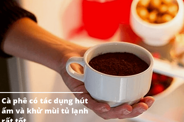 Công dụng của bã cà phê trong khử mùi hôi tủ lạnh