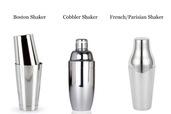 Các loại bình shaker
